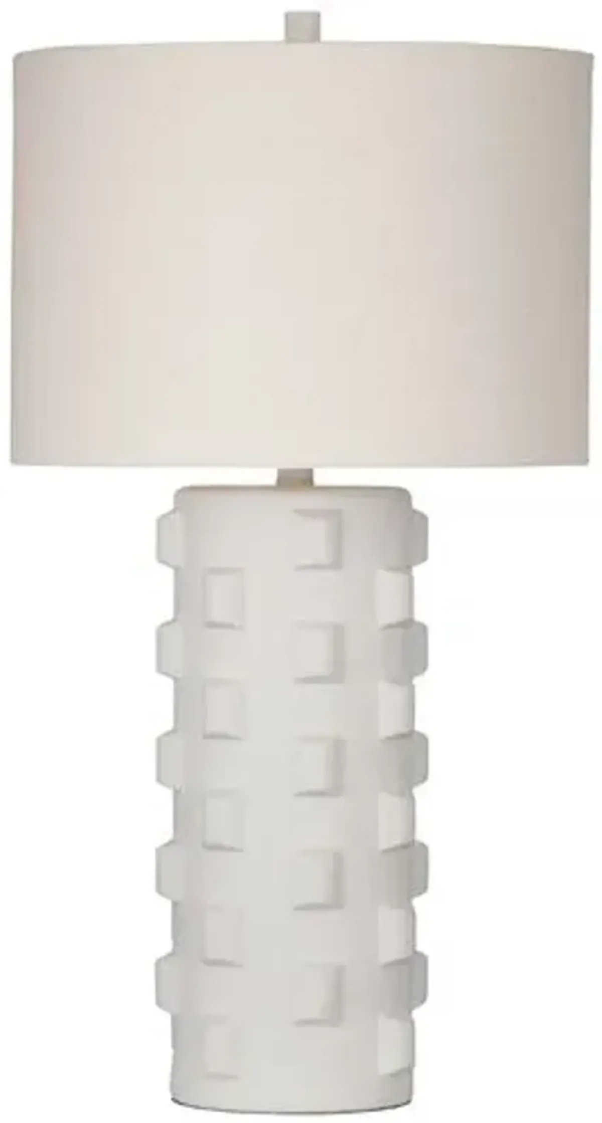 Dunmore Table Lamp - White