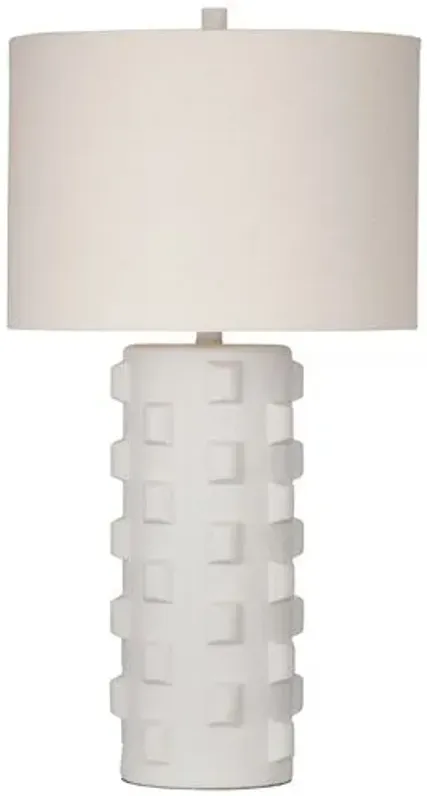 Dunmore Table Lamp - White