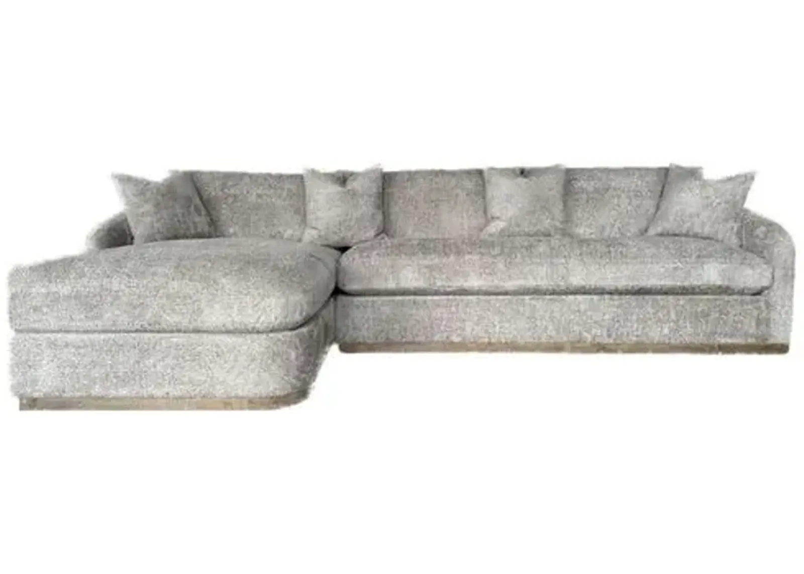 Amelia Sectional Chaise - Gray - Comfortable, Sturdy, Stylish