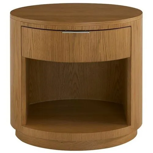 Charlotte One Drawer Nightstand - Brushed Cypress
