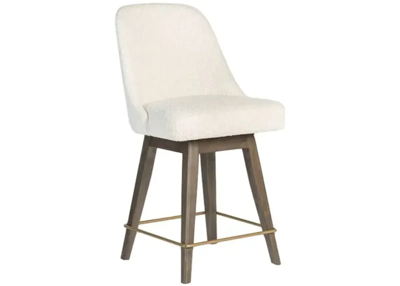 Henry Bar Stool - Warm Cotton - Ivory