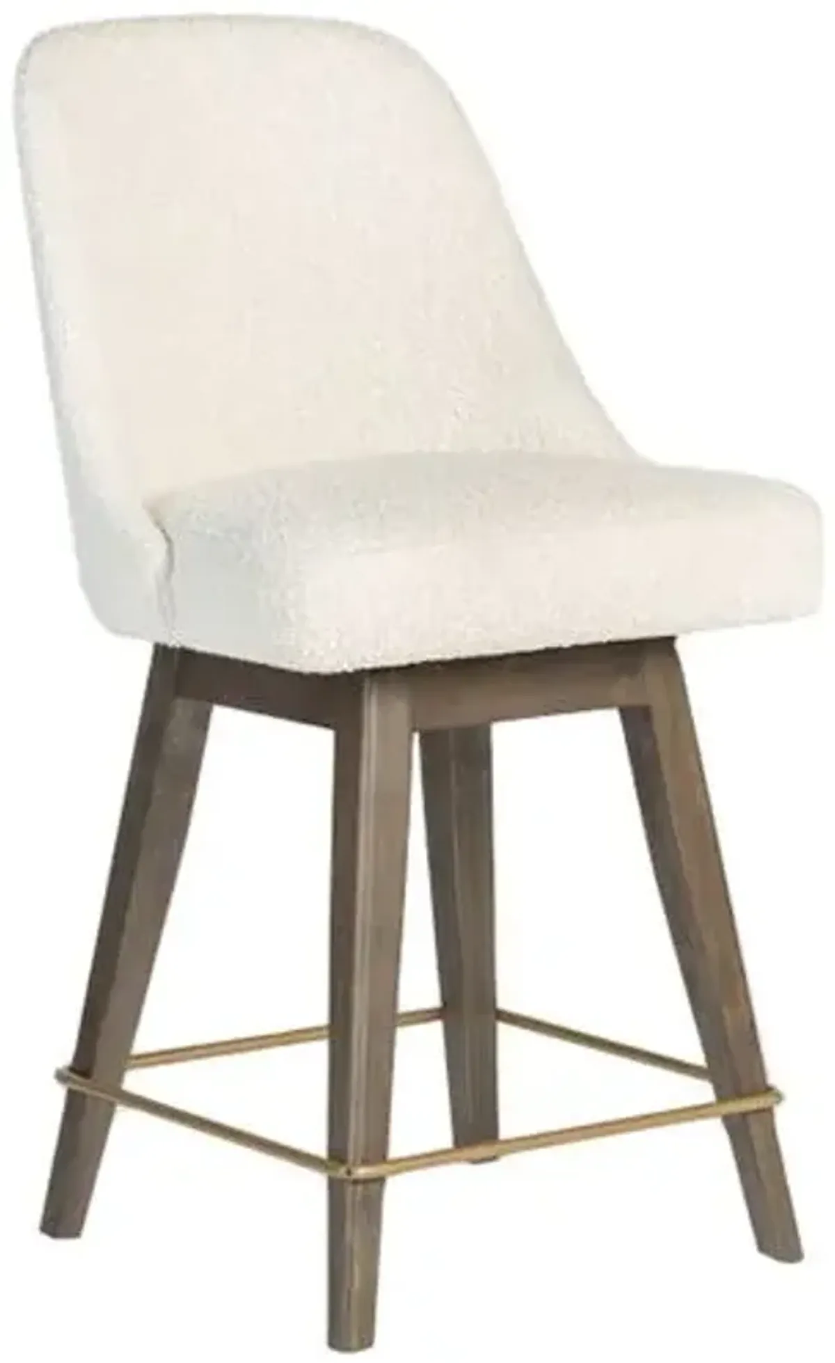 Henry Bar Stool - Warm Cotton - Ivory