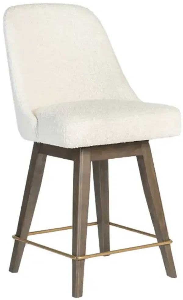 Henry Bar Stool, Warm Cotton
