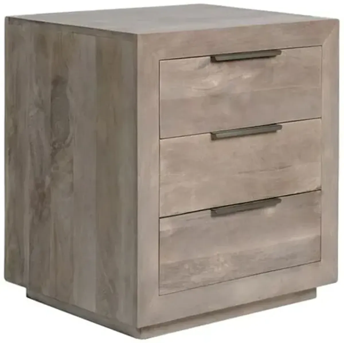 Abigail Three Drawer Nightstand - Misted Ash