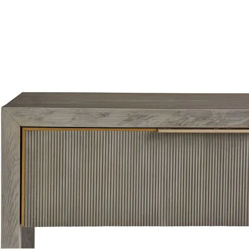 Ella One Drawer Nightstand - Brushed Smoke