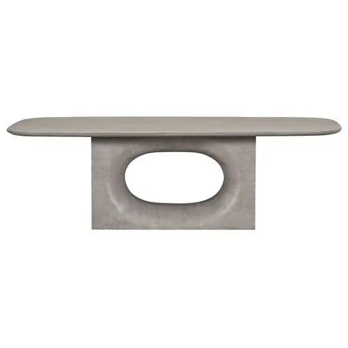 Jaxon 96" Dining Table - Dusted Stone