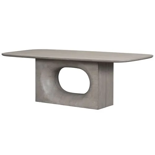 Jaxon 96" Dining Table - Dusted Stone