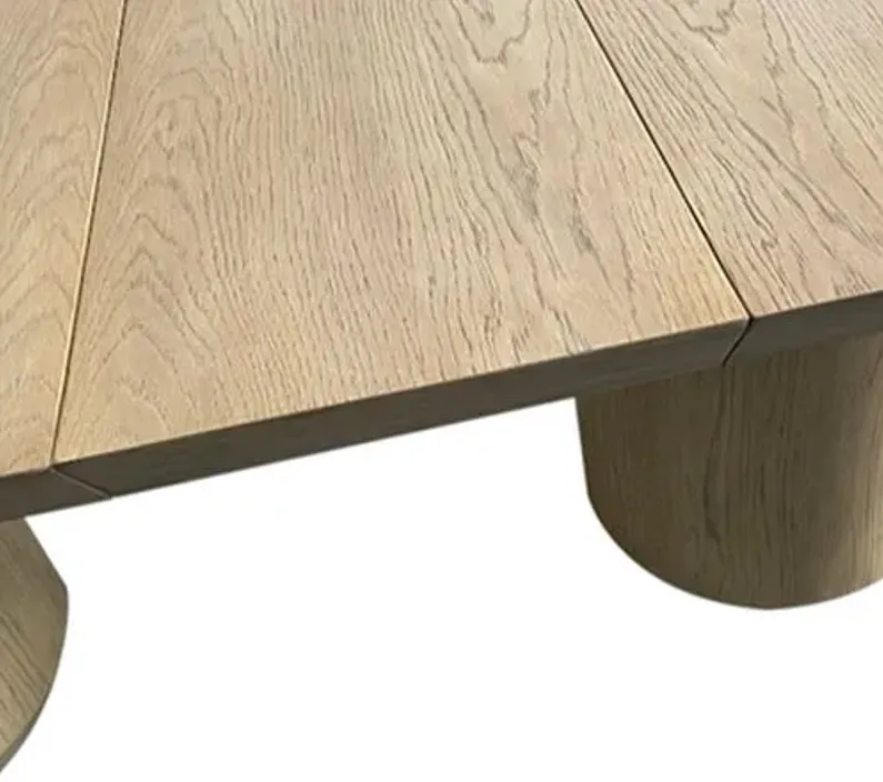 Aria Extension Dining Table - Raw Oak