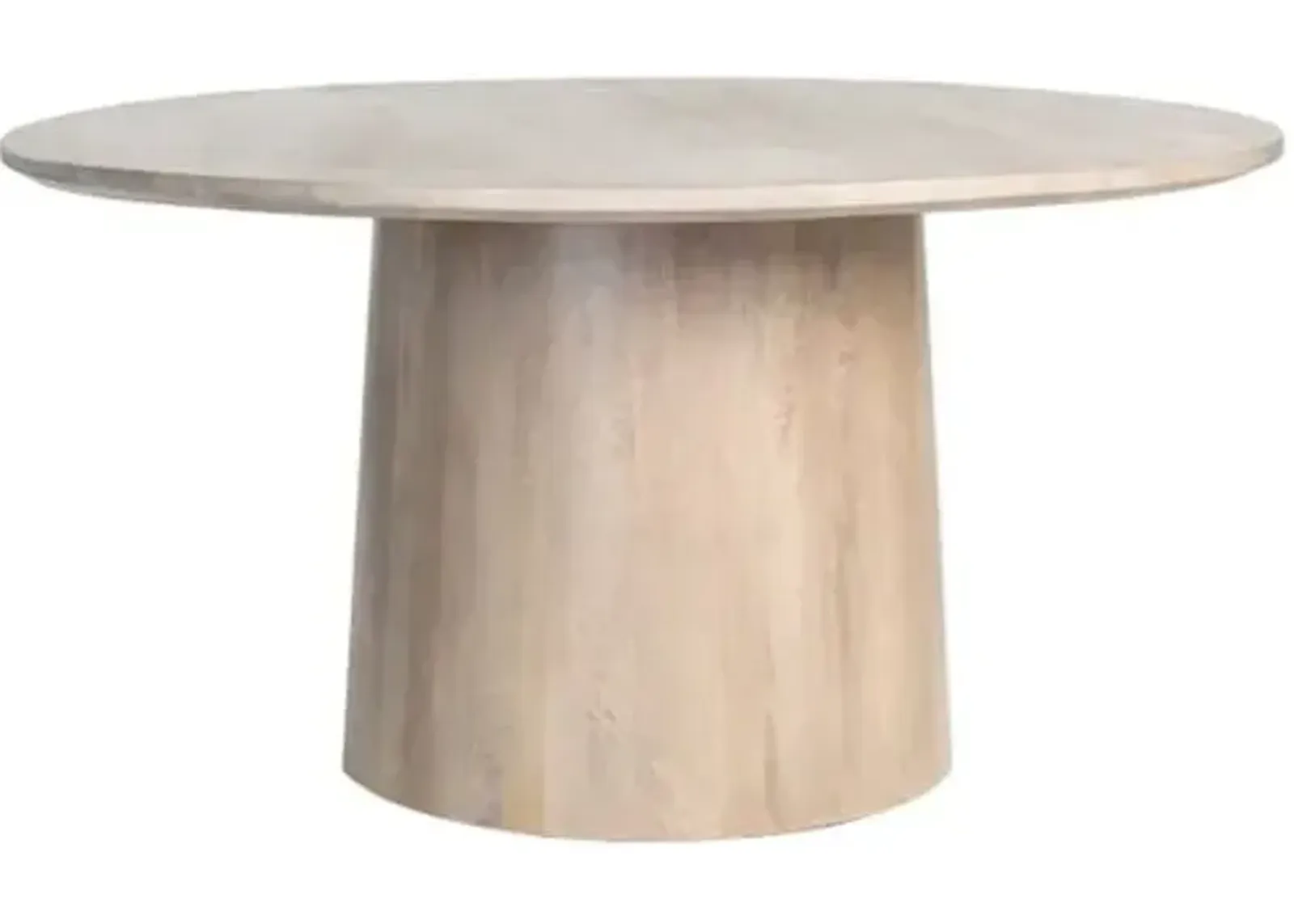 Samuel 60" Round Dining Table - Misted Ash