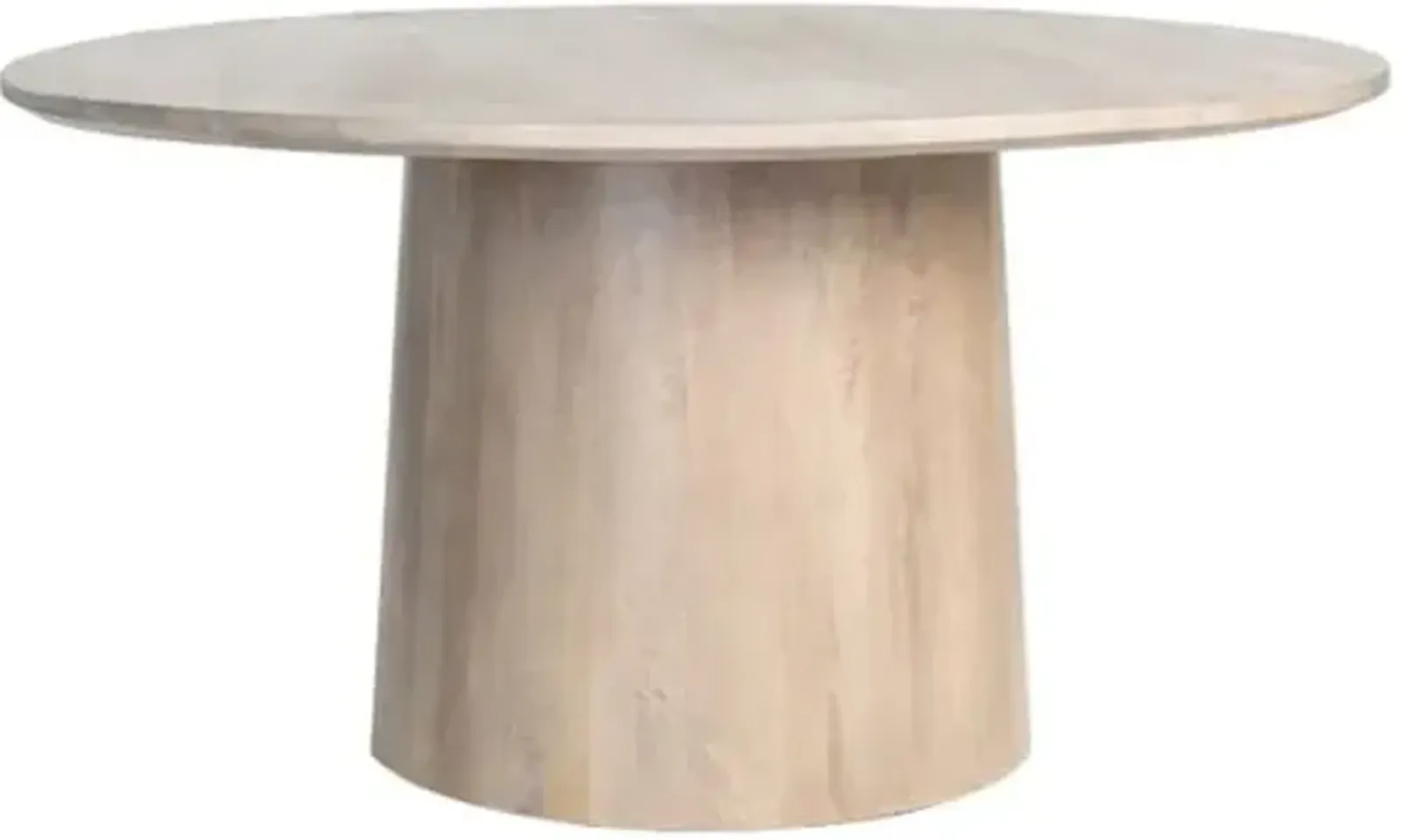 Samuel 60" Round Dining Table - Misted Ash