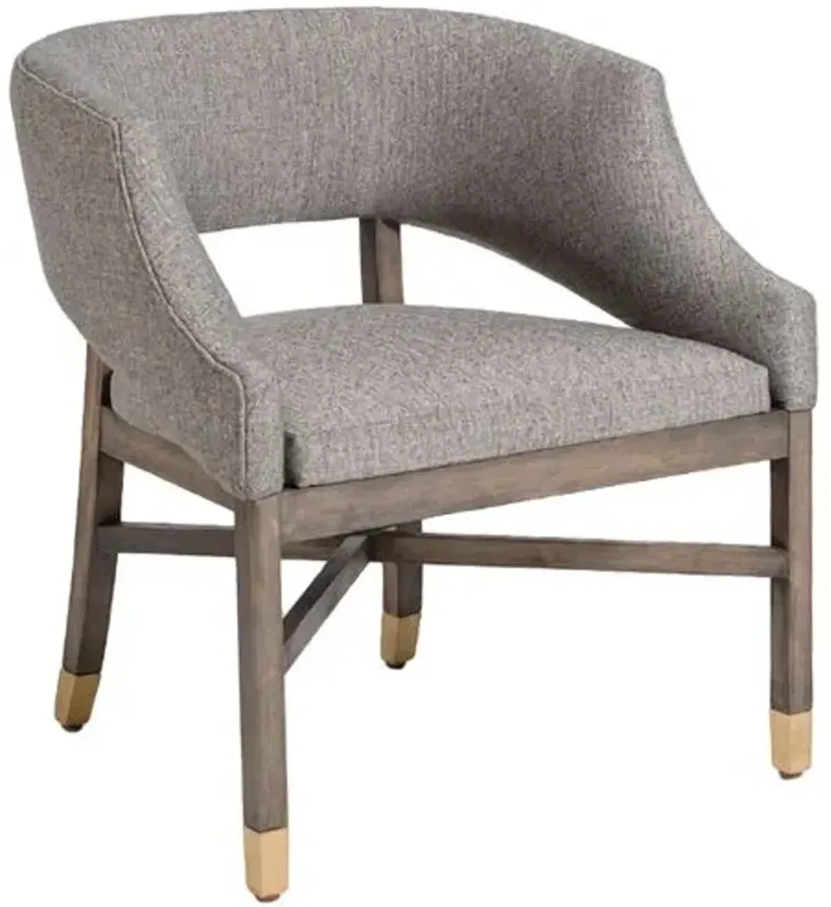 Zoey Dining Chair - Modern Tweed - Gray