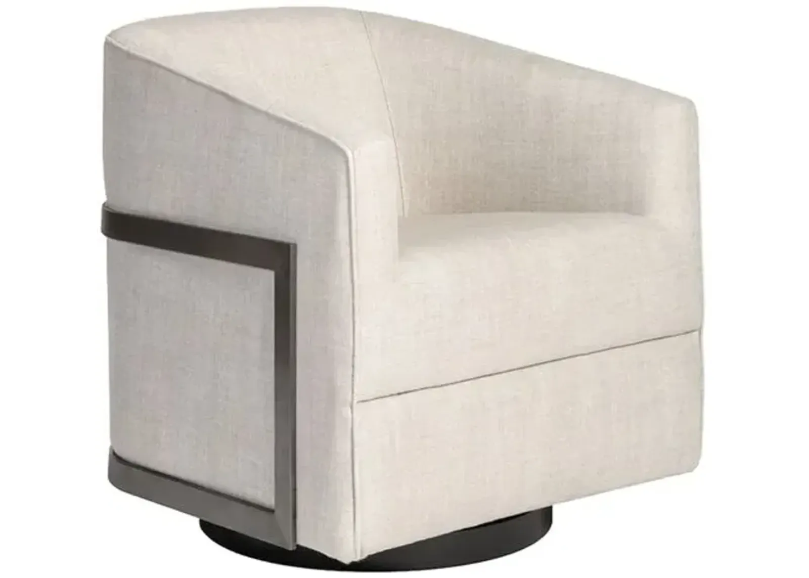 Penelope Swivel Chair - Everest Frost