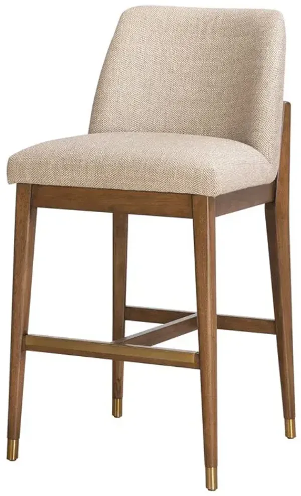 Nora Bar Stool, Herringbone Haze