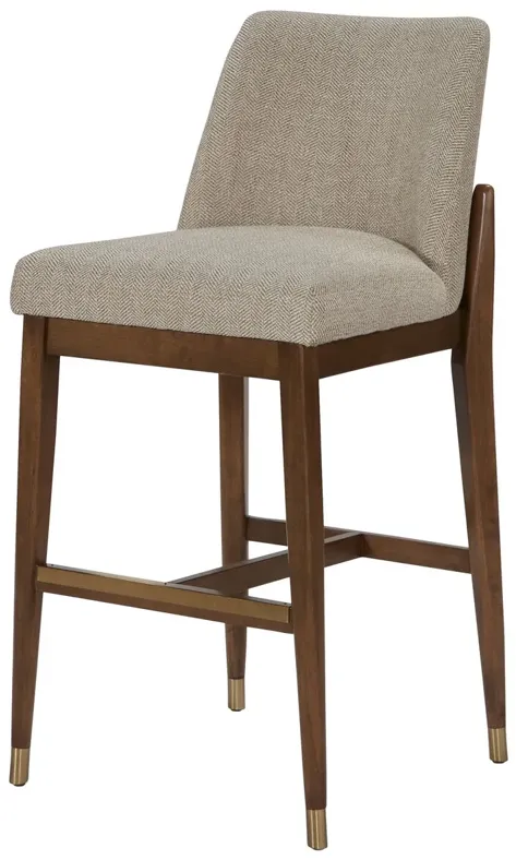 Nora Counter Stool, Herringbone Haze Performance