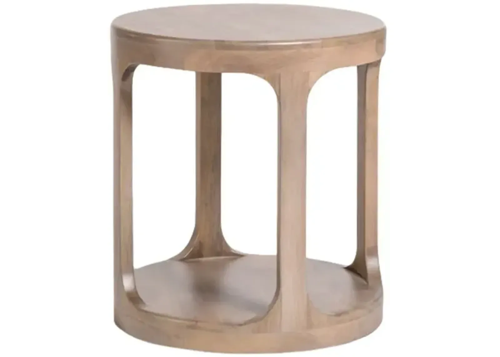 Dylan End Table - Misted Ash - Beige