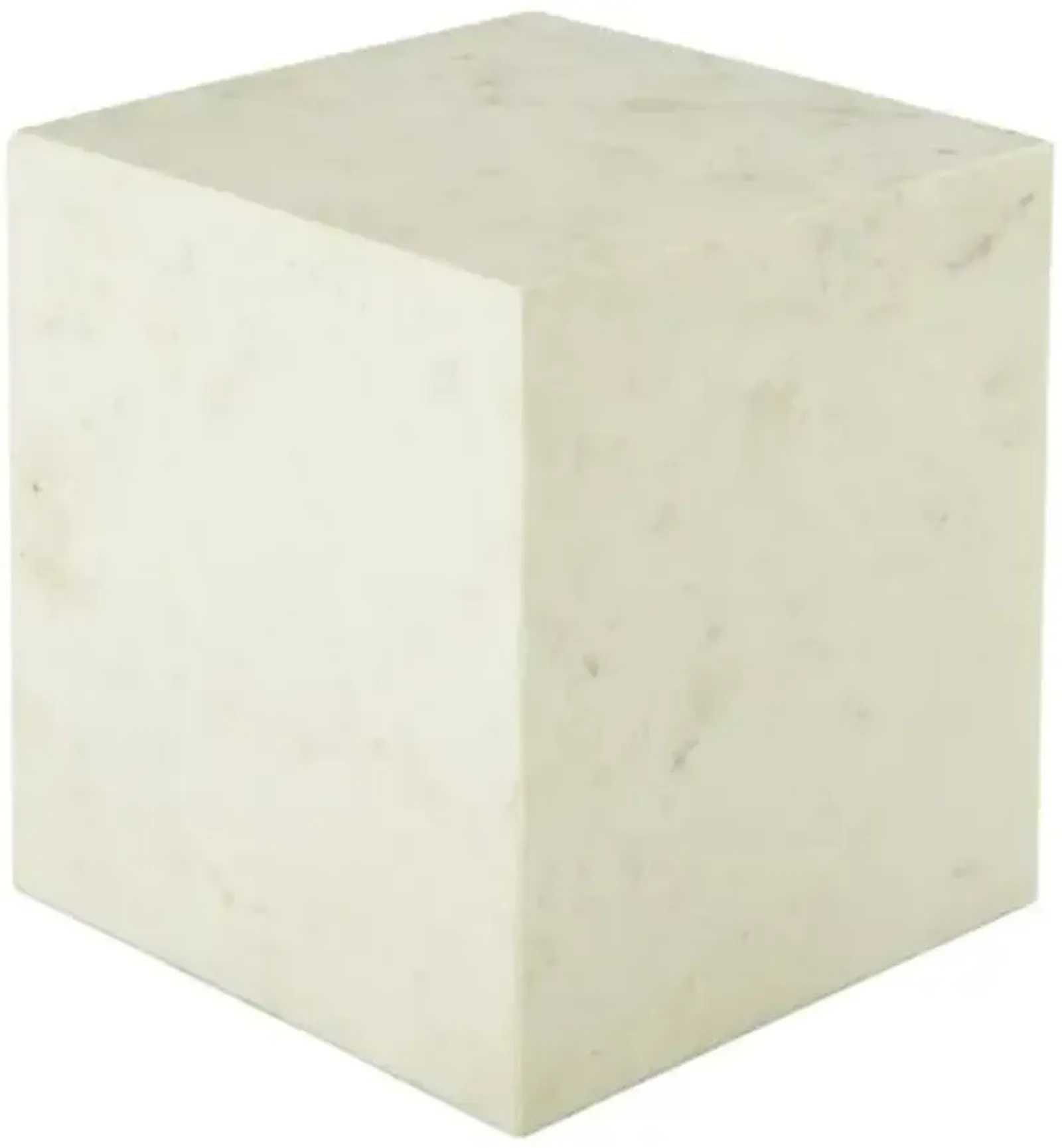 Brooklyn End Table - Polar White Marble