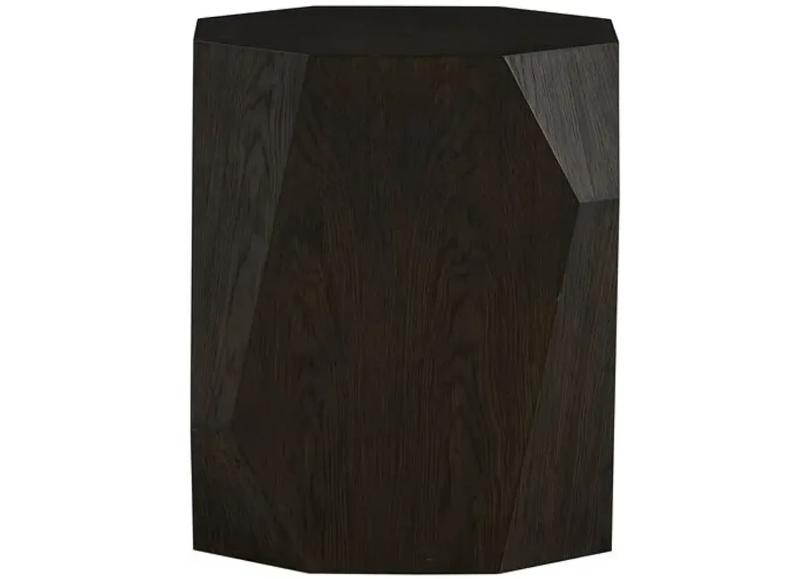 Stella End Table - Dark Cinder - Brown