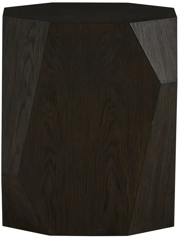 Stella End Table, Dark Cinder