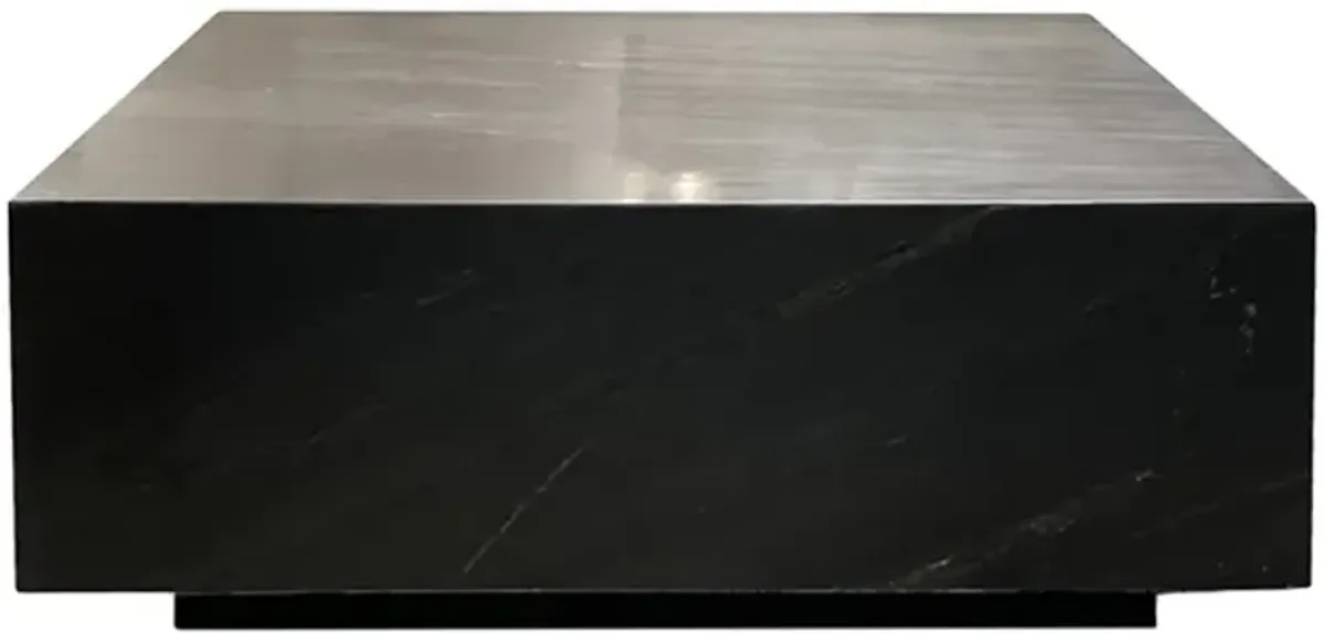 Thomas Coffee Table, Storm Cloud Marble