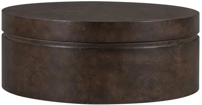 Caleb Coffee Table, Chocolate Burl