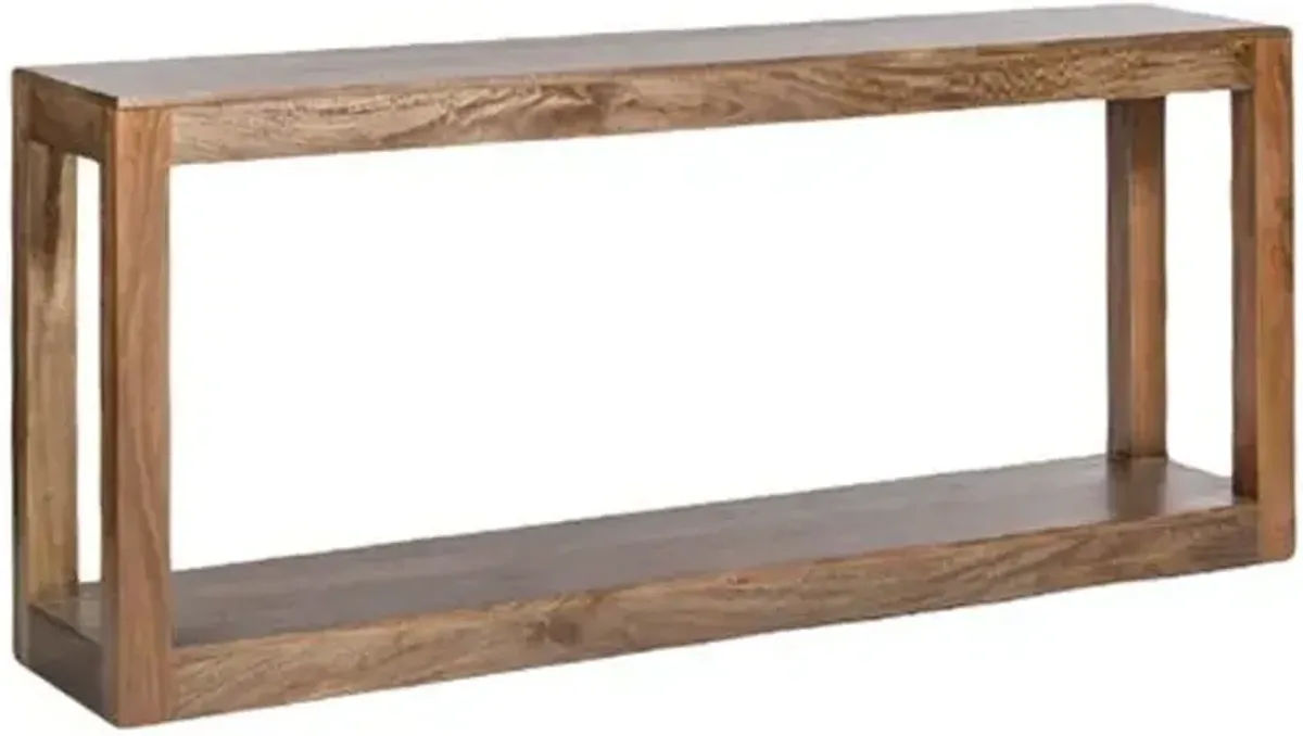 Andrew Console Table - Brindled Ash - Beige