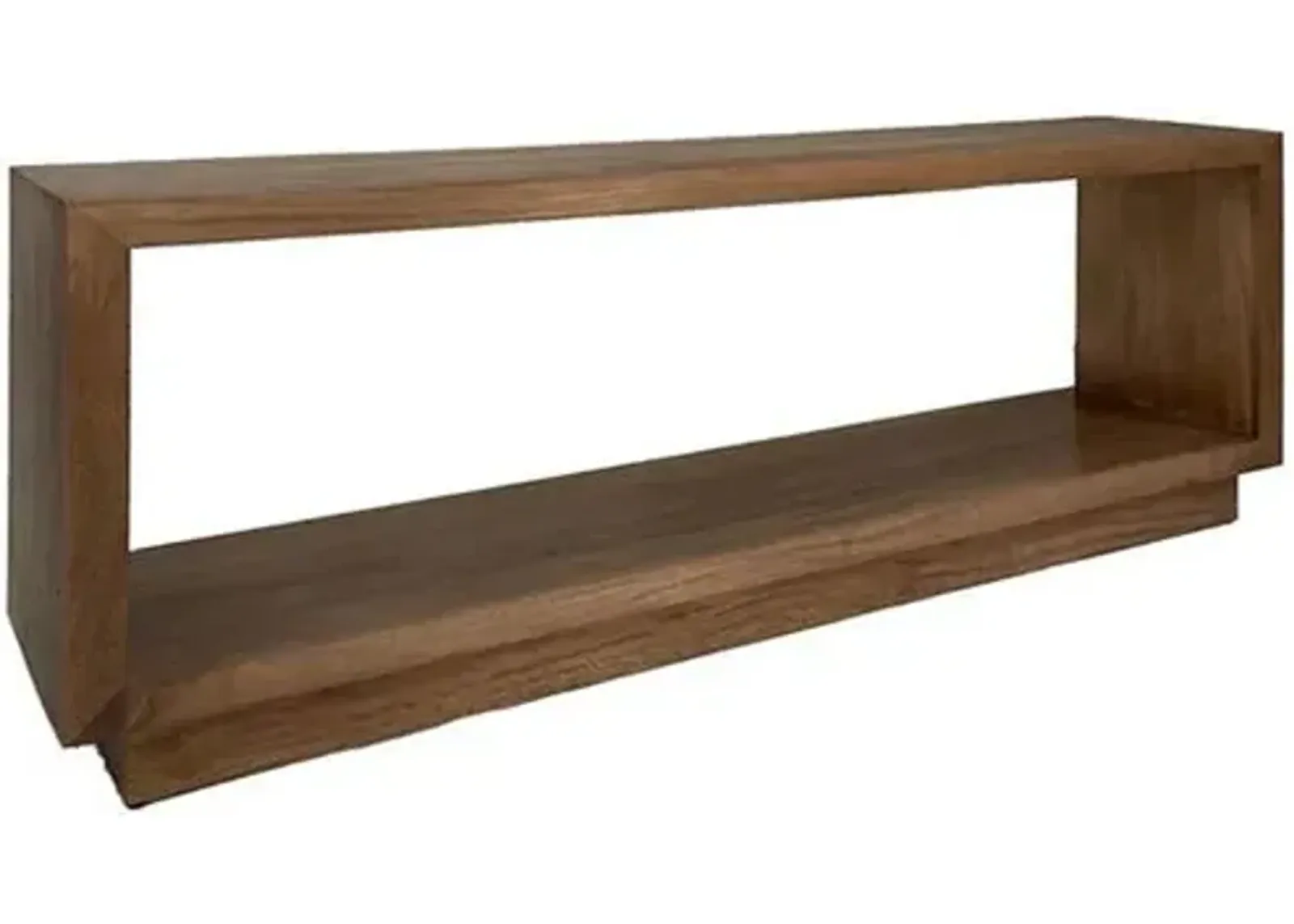 Avery Console Table - Light Ash - Brown