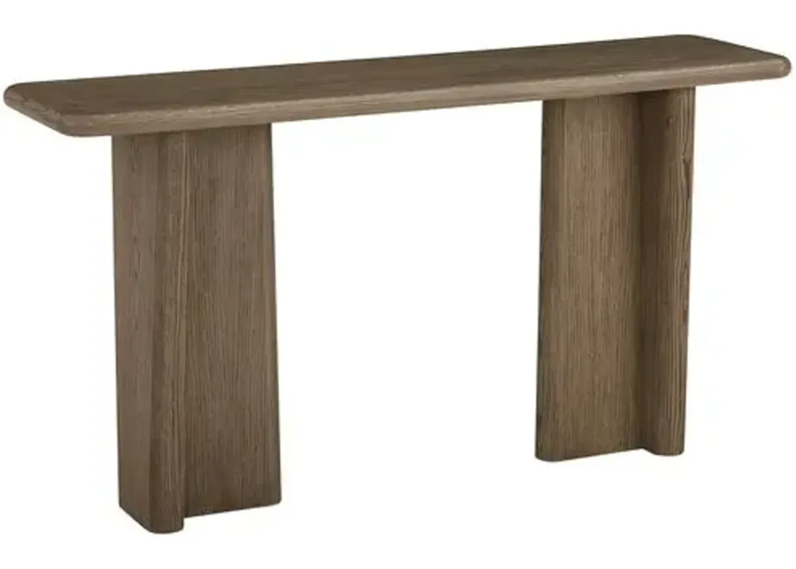 David Console Table - Dusted Stone - Brown