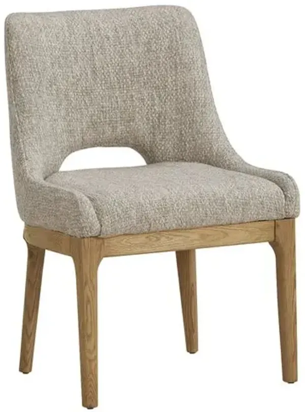 Violet Dining Chair - Frothed Latte Performance - Gray