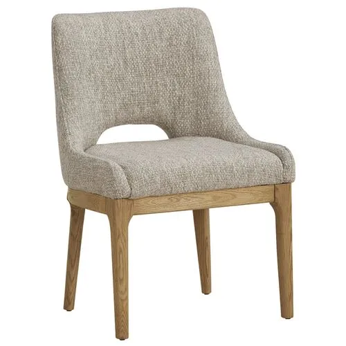 Violet Dining Chair - Frothed Latte - Gray