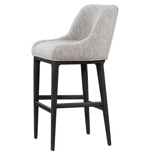 Violet Bar Stool - Frothed Latte - Gray