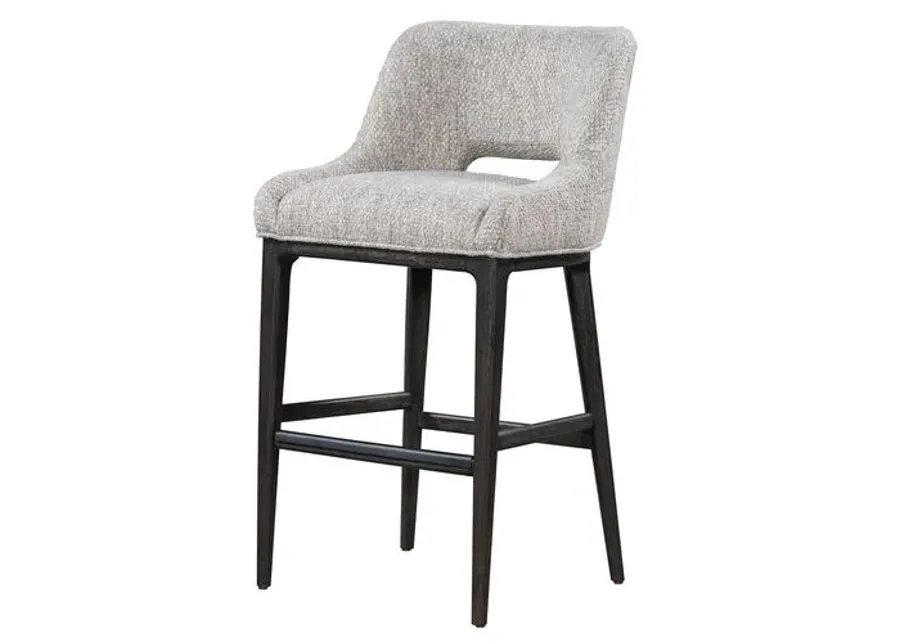 Violet Bar Stool - Frothed Latte - Gray