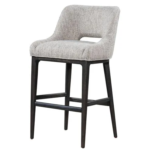 Violet Bar Stool - Frothed Latte - Gray