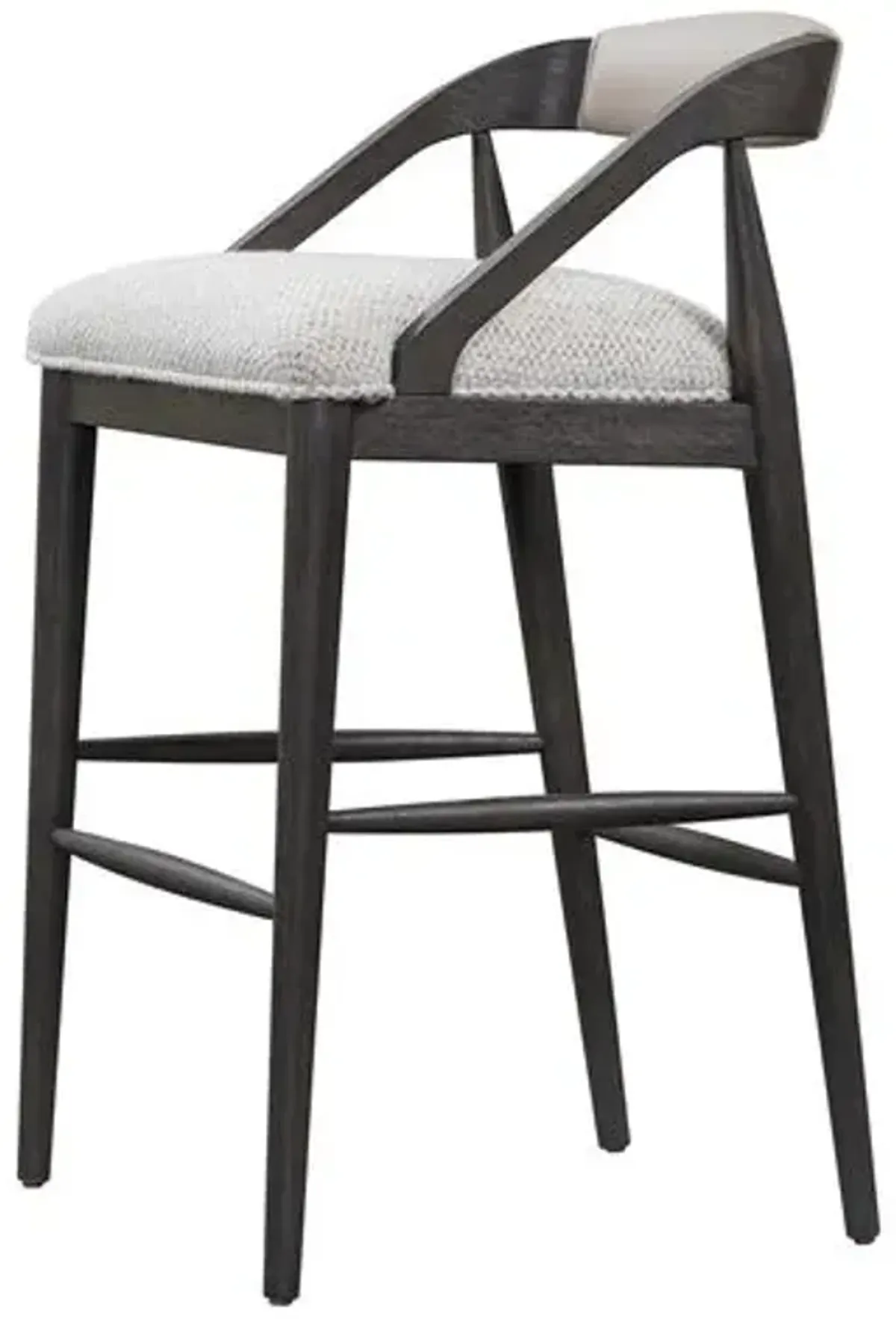 Isaiah Bar Stool - Frothed Latte - Gray