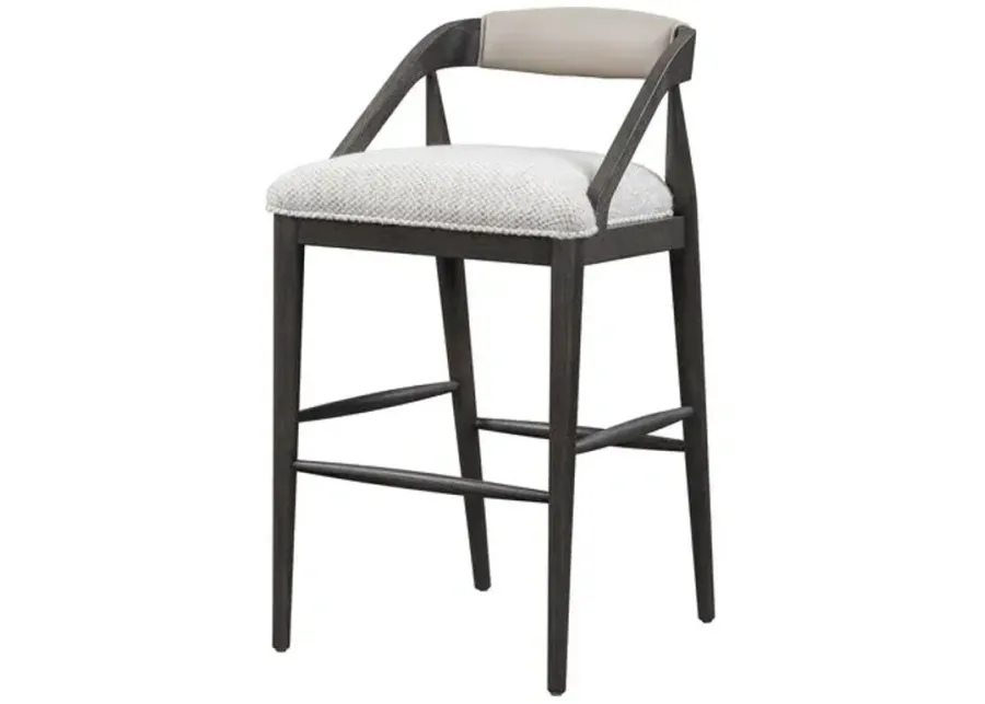 Isaiah Bar Stool - Frothed Latte - Gray