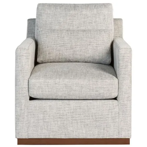 Mila Swivel Chair - Peppered Slate