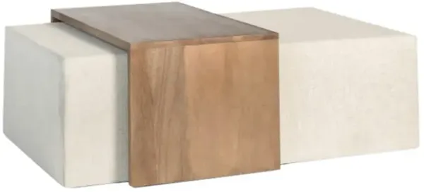 Landon 2pc Cocktail Ottoman, Subtle Linen