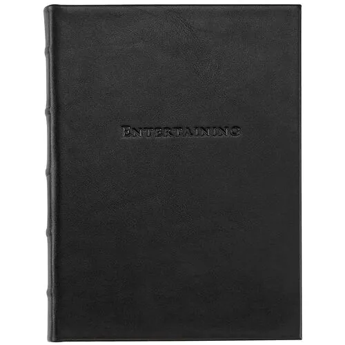 Leather Entertaining Book - Gray Malin - Black