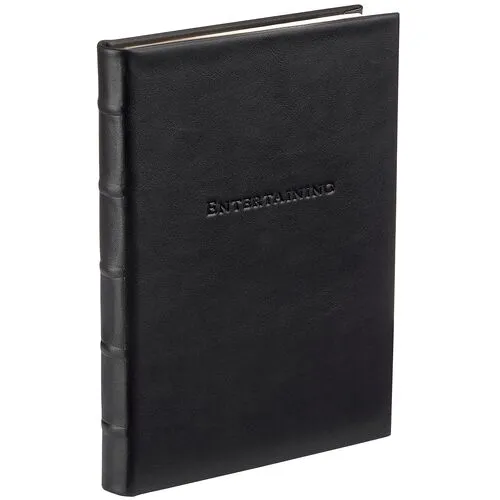 Leather Entertaining Book - Gray Malin - Black