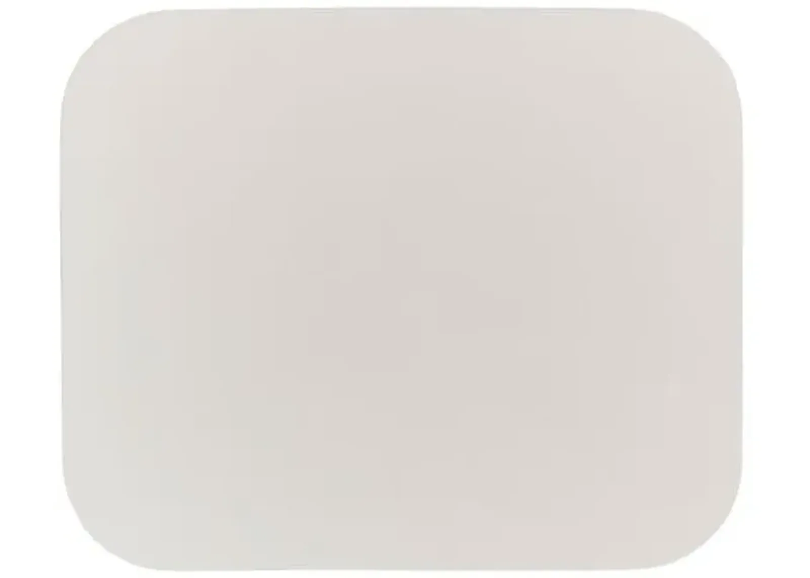 Italian Leather Double Sided Mouse Pad - Ivory