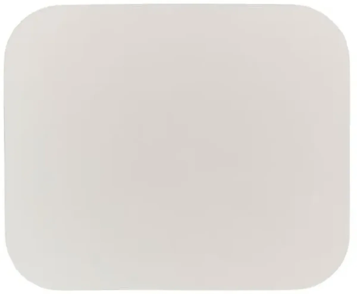 Italian Leather Double Sided Mouse Pad - Ivory