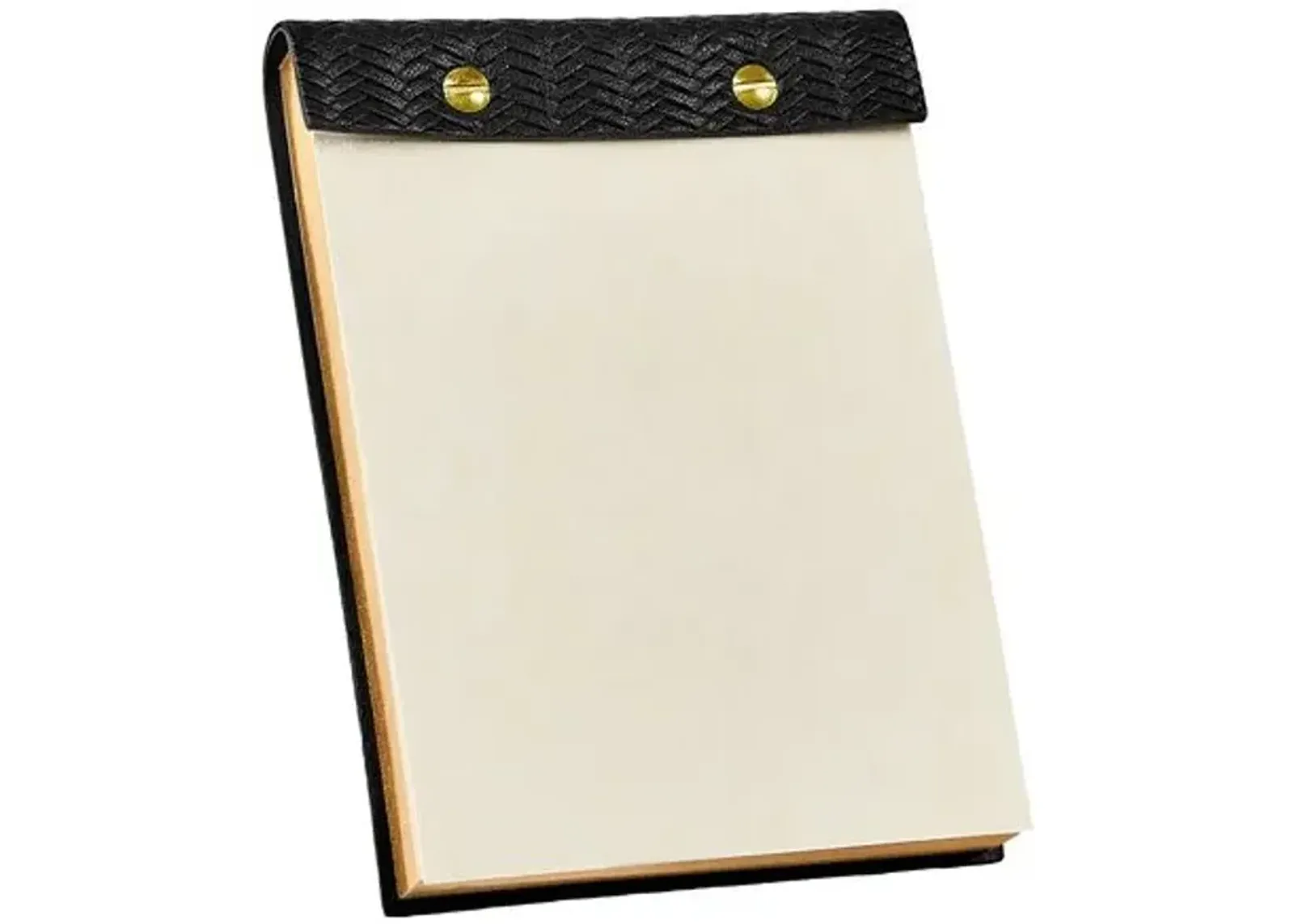 Leather Notepad - Black