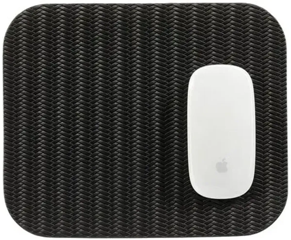 Leather Mousepad - Black