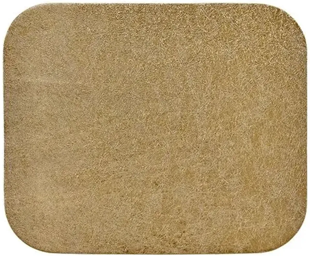 Leather Mousepad - Gold