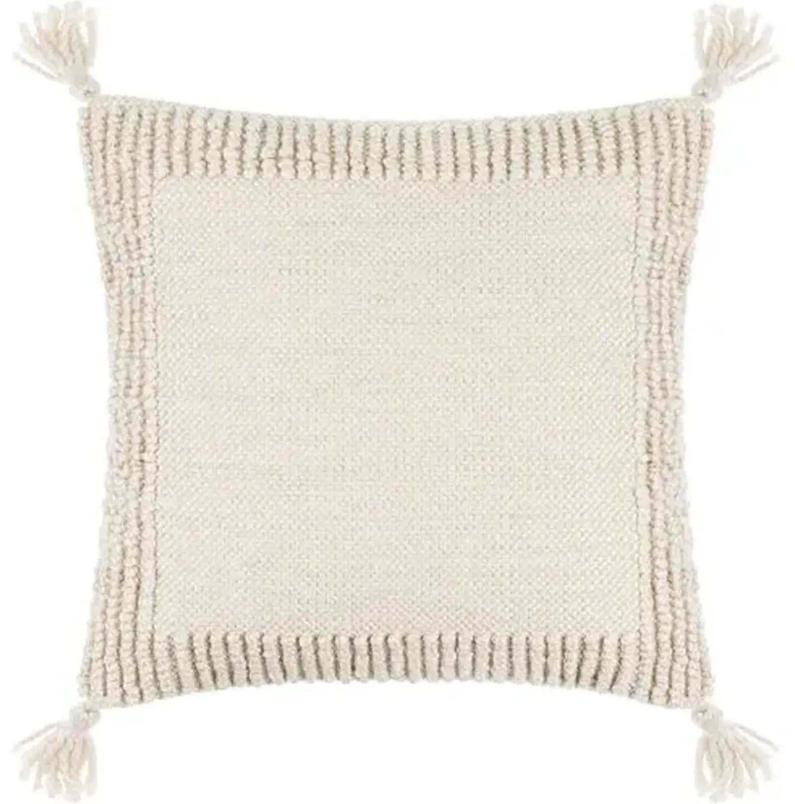 Alaric Chunky Tassel Indoor/Outdoor Pillow