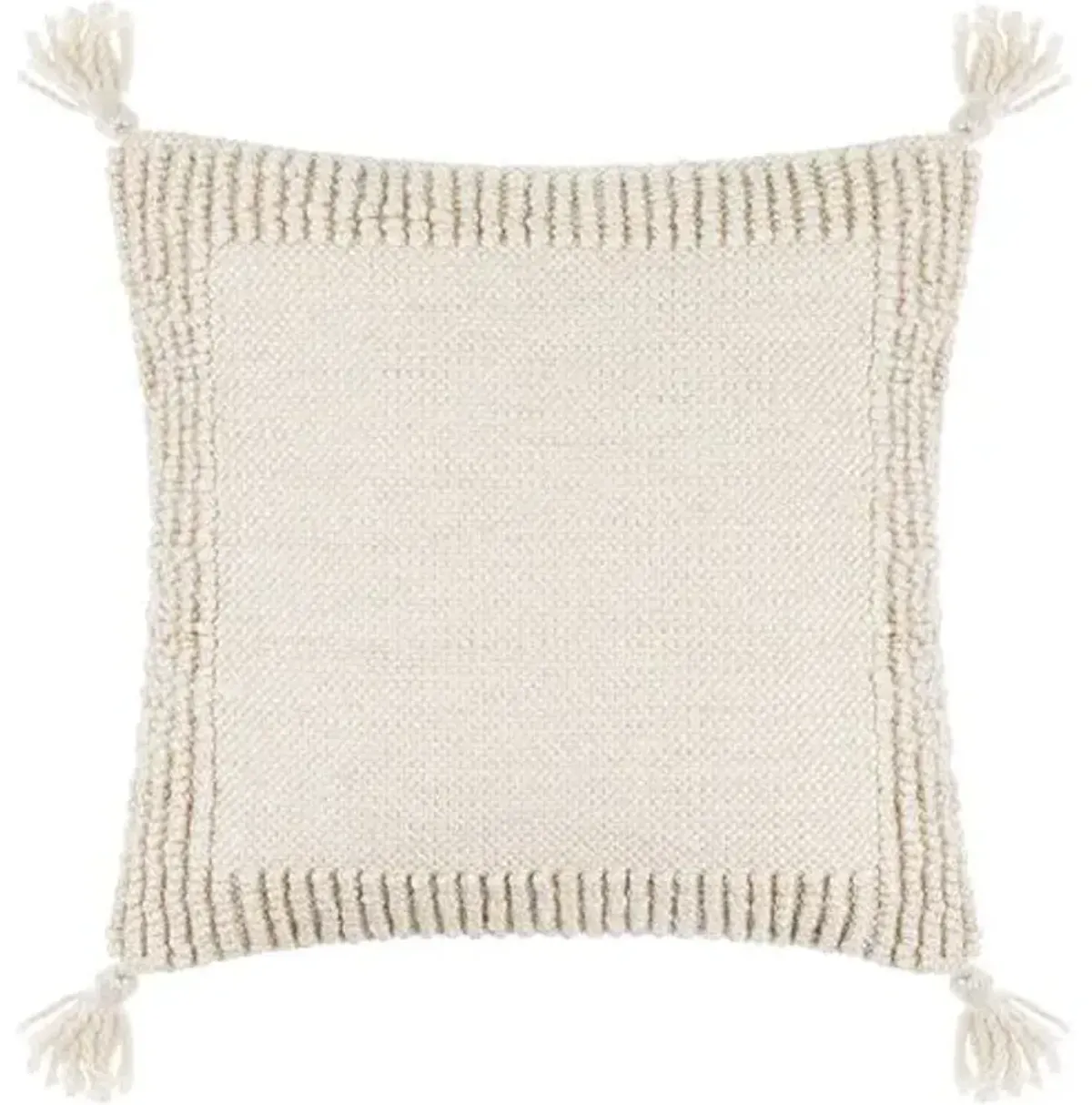 Alaric Chunky Tassel Indoor/Outdoor Pillow