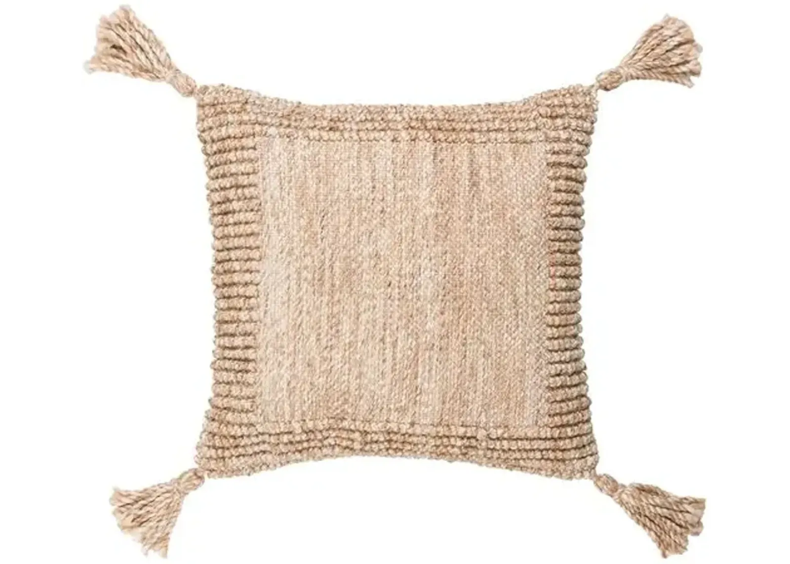 Alaric Chunky Tassel Indoor/Outdoor Pillow