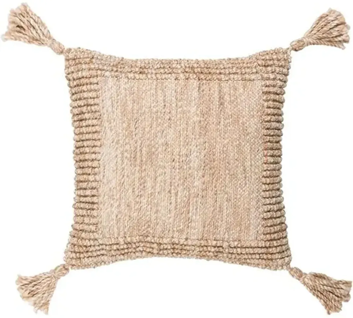 Alaric Chunky Tassel Indoor/Outdoor Pillow