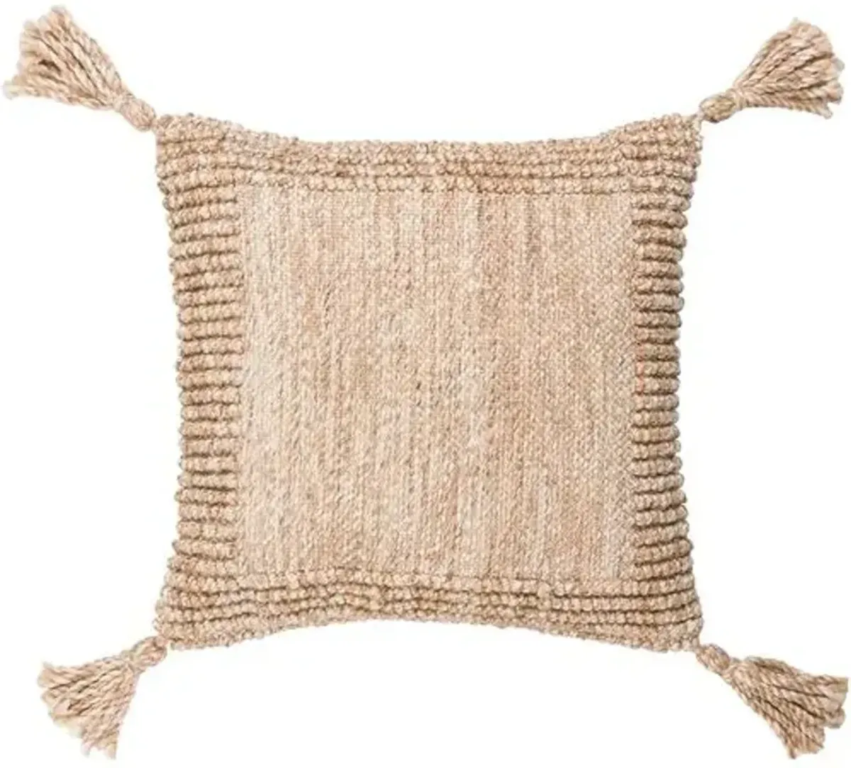 Alaric Chunky Tassel Indoor/Outdoor Pillow