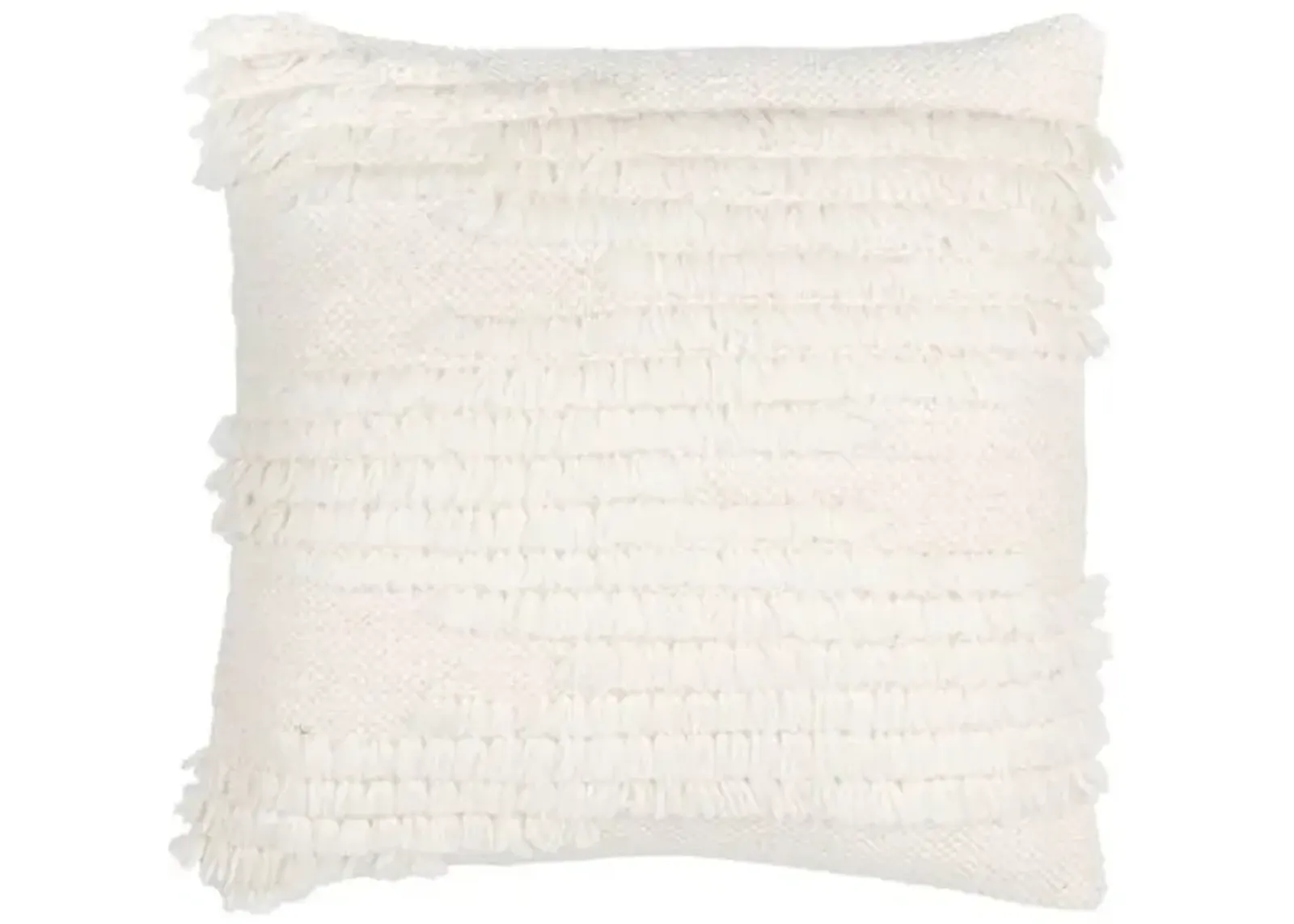 Apache Chunky Wool Pillow - Cream