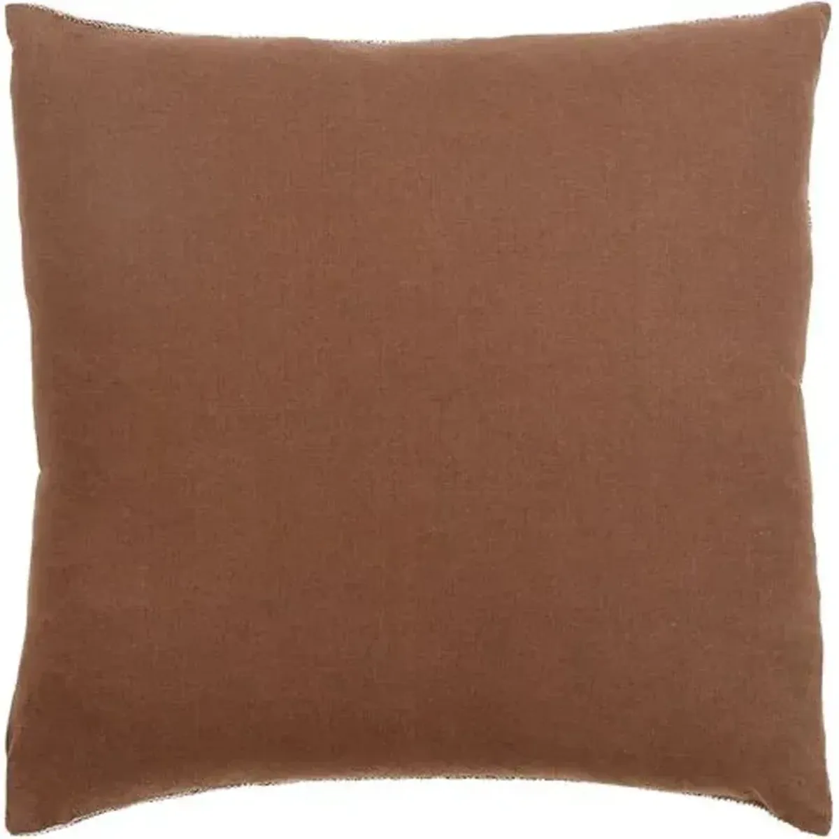 Eden Pillow - Dark Brown/White